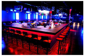 מועדון Club7 אילת - מבט על החלל המעוצב