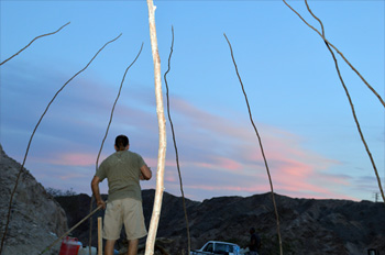 סווט-לודג' אילת - הקמת האוהל