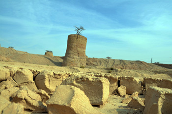 מחצבת נחל שחורת אילת - כך נראה המקום כאשר הוא מתייבש