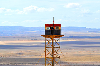 תצפית הר חזקיהו - עמדת השמירה המצרית ממש בסמוך לתצפית