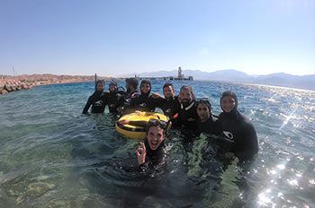 צלילה חופשית בחברה מעולה