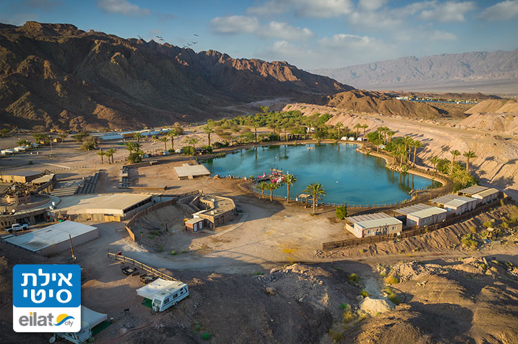 האגם בלב הפארק - נקודת עצירה והתרעננות