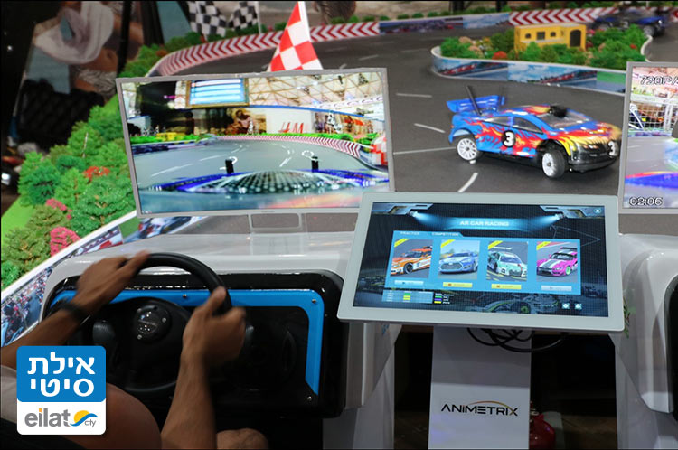 מרוץ מכוניות בפארק הקרח