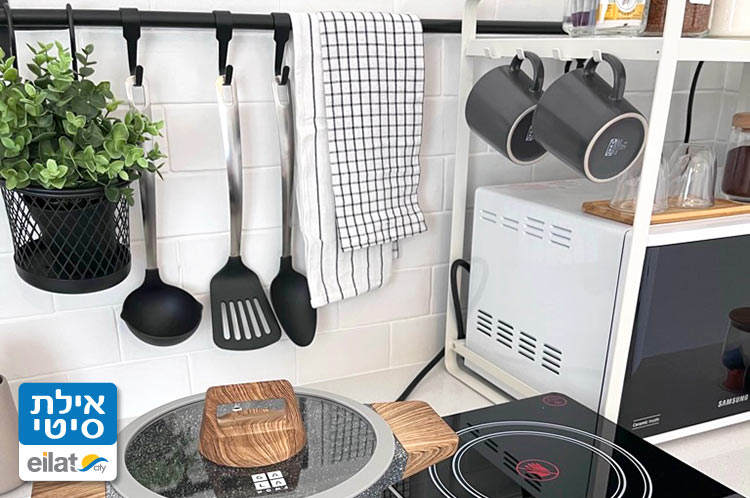 מטבח מאובזר, מיזוג, טלויזיה עם נטפליקס ועוד