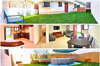 חצר המתאימה לחיבורים משפחתיים