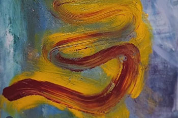 אומנות אבסטרקט בשמן ואקריליק - שיר בק