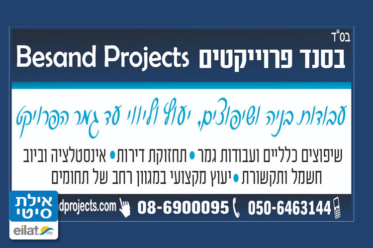 פרוייקטים ובניה, תחזוקת דירות ועוד