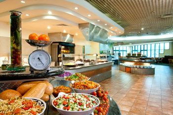 מלון מג'יק סאנרייז אילת - חדר האוכל של המלון