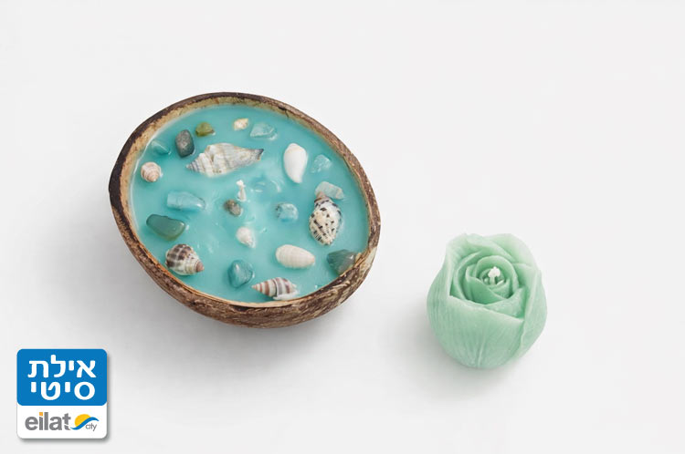 נרות טבעיים בניחוחות מוקפדים ובעיצוב מותאם