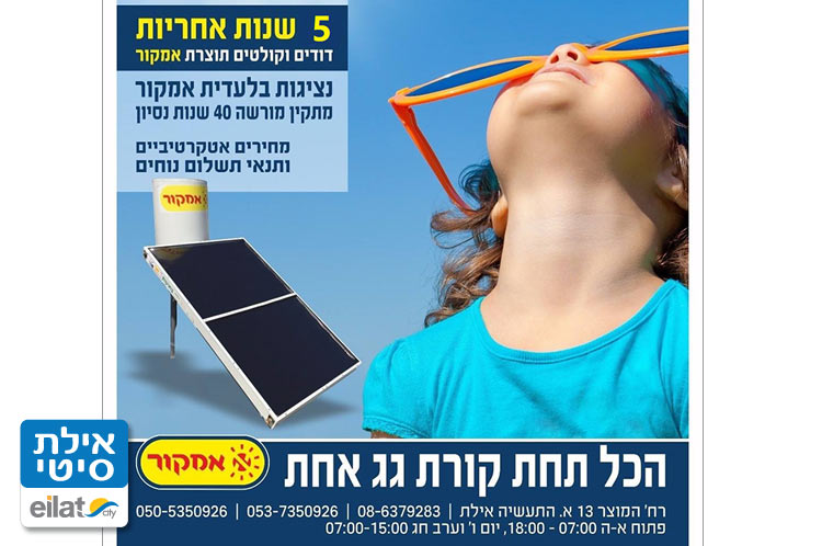 5 שנות אחריות - דודים מכל הסוגים