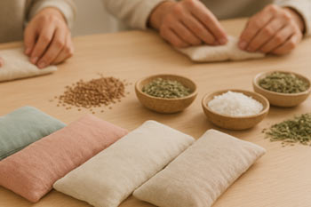 כרית מדיטציה עם צמחי מרפא - סדנה יצירתית מרגיעה