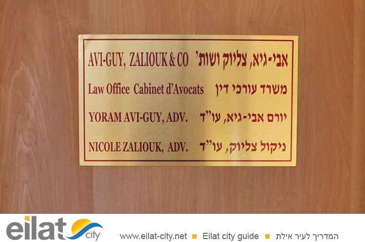 אבי – גיא צליוק ושות' אילת